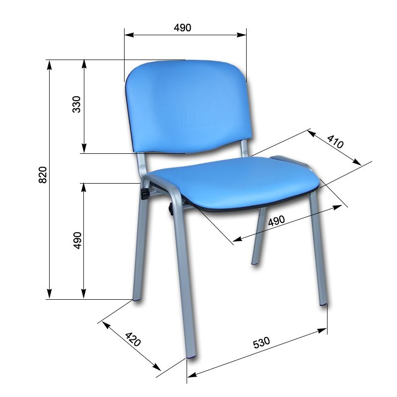 krzesło iso aluminium 1000 krzesel.pl