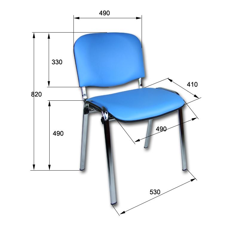 Krzesło konferencyjne - wymiary